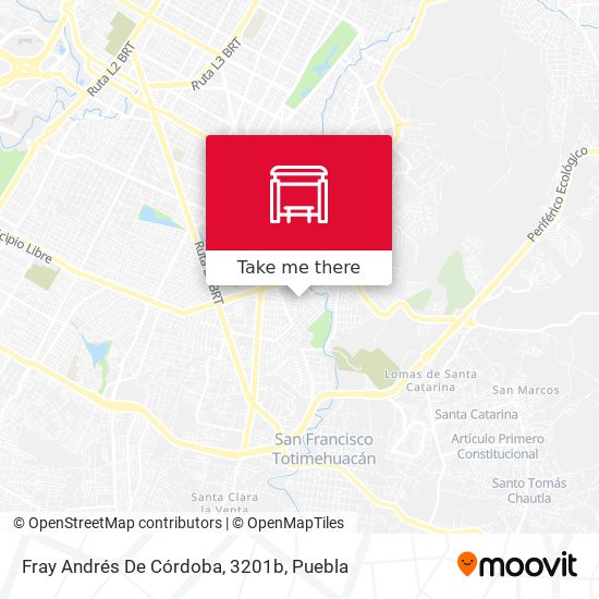 Fray Andrés De Córdoba, 3201b map