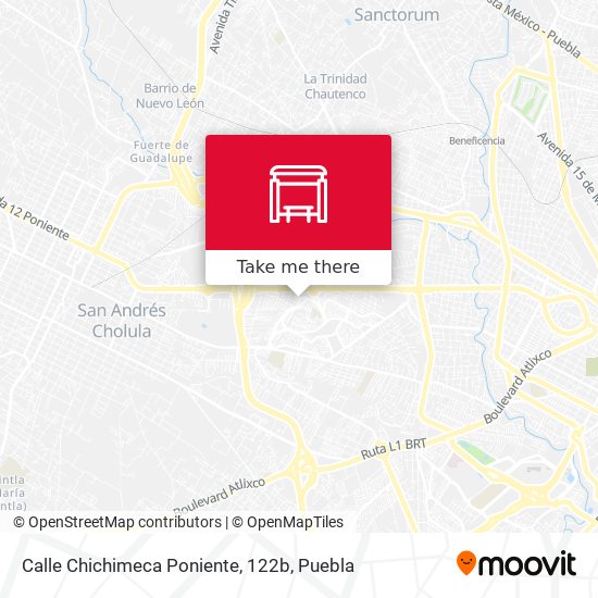 Calle Chichimeca Poniente, 122b map
