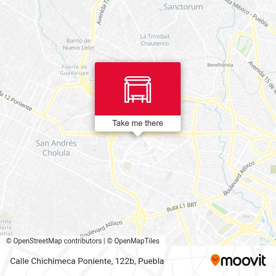 Calle Chichimeca Poniente, 122b map