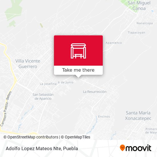 Mapa de Adolfo Lopez Mateos Nte