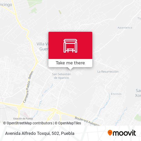 Avenida Alfredo Toxqui, 502 map