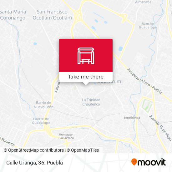 Mapa de Calle Uranga, 36
