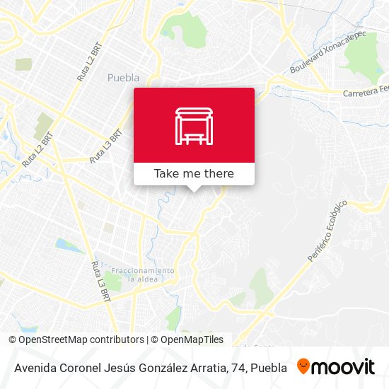 Avenida Coronel Jesús González Arratia, 74 map
