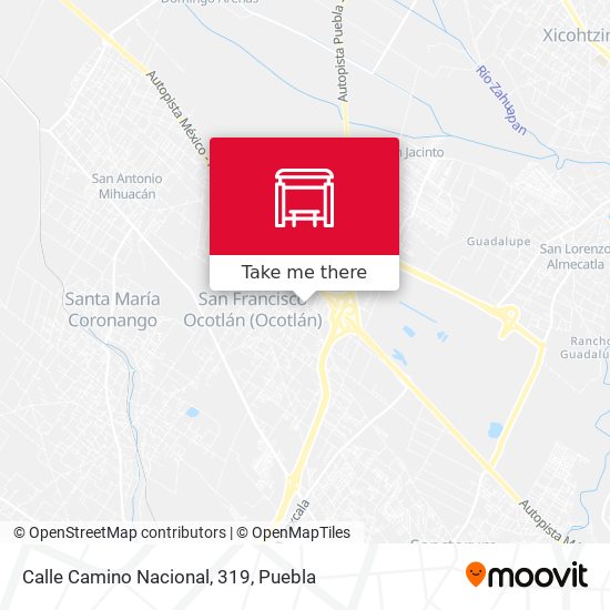 Mapa de Calle Camino Nacional, 319