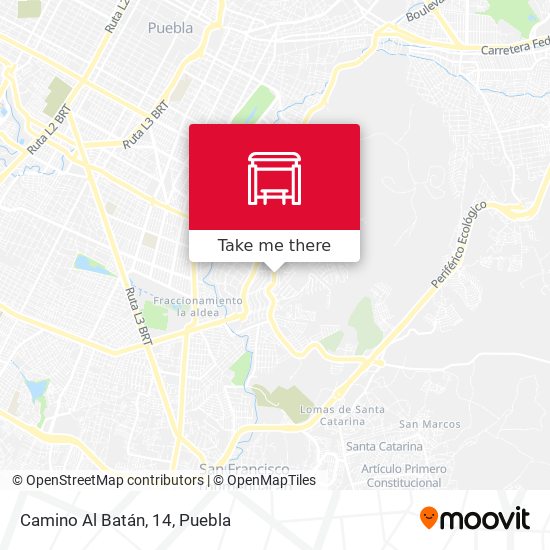 Mapa de Camino Al Batán, 14