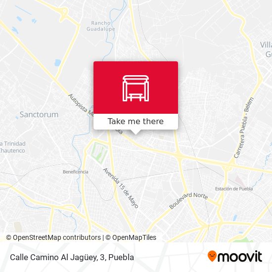 Mapa de Calle Camino Al Jagüey, 3