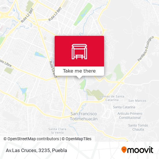 Mapa de Av.Las Cruces, 3235