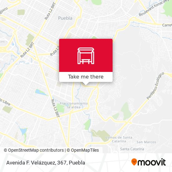 Mapa de Avenida F. Velázquez, 367