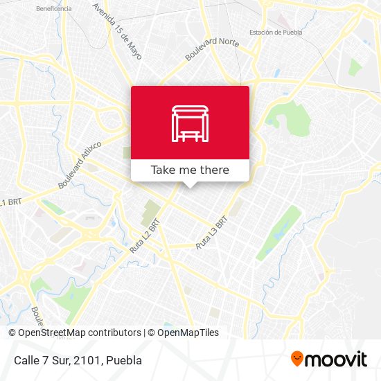 Calle 7 Sur, 2101 map