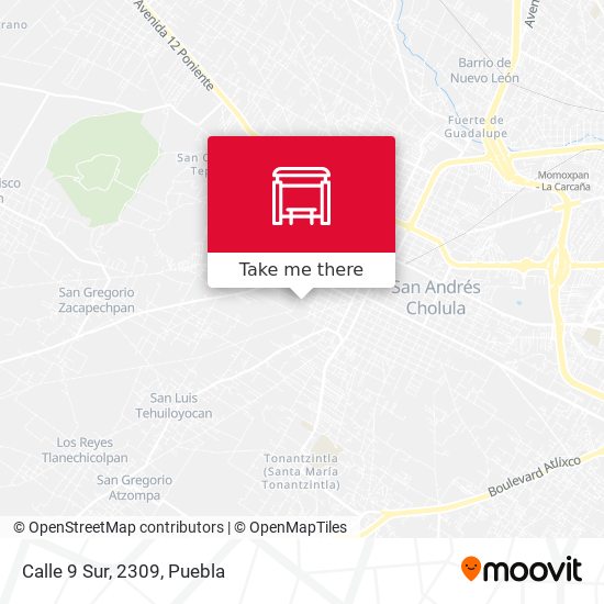 Mapa de Calle 9 Sur, 2309