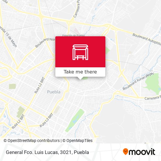 Mapa de General Fco. Luis Lucas, 3021