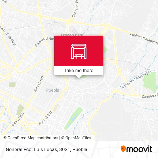 General Fco. Luis Lucas, 3021 map