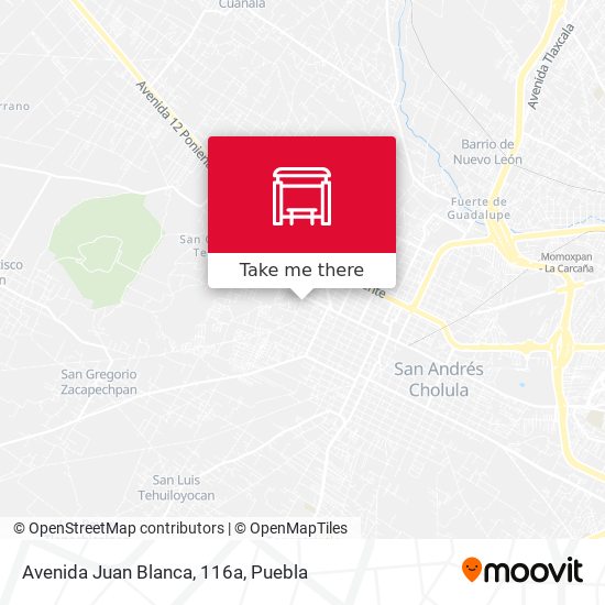 Avenida Juan Blanca, 116a map