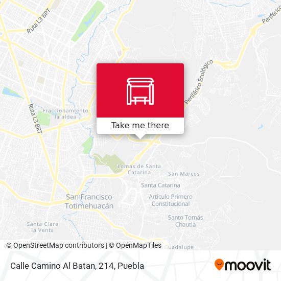 Mapa de Calle Camino Al Batan, 214