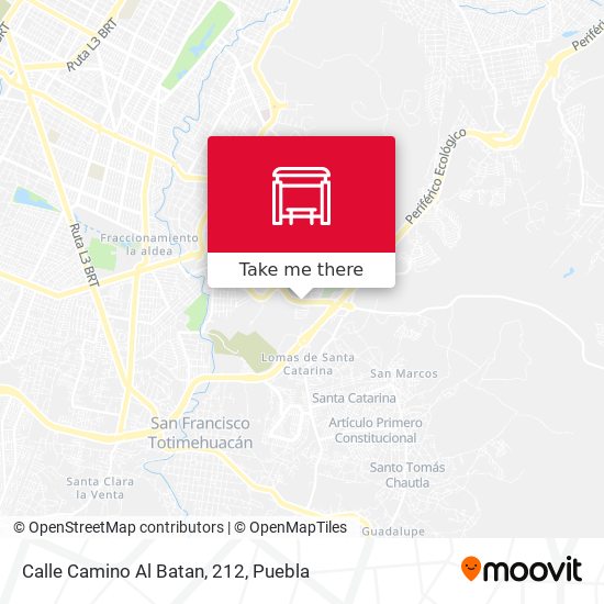 Mapa de Calle Camino Al Batan, 212