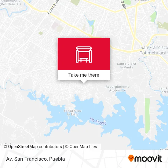 Av. San Francisco map