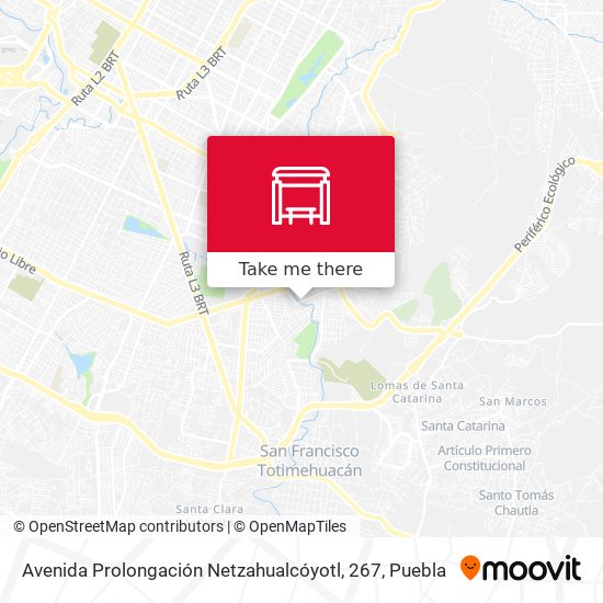Avenida Prolongación Netzahualcóyotl, 267 map