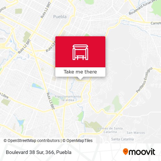 Boulevard 38 Sur, 366 map