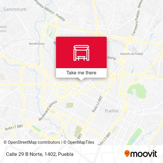 Calle 29 B Norte, 1402 map