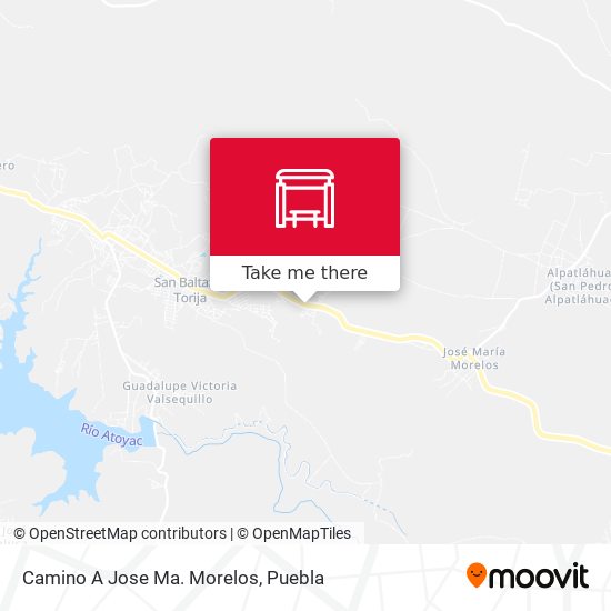 Camino A Jose Ma. Morelos map