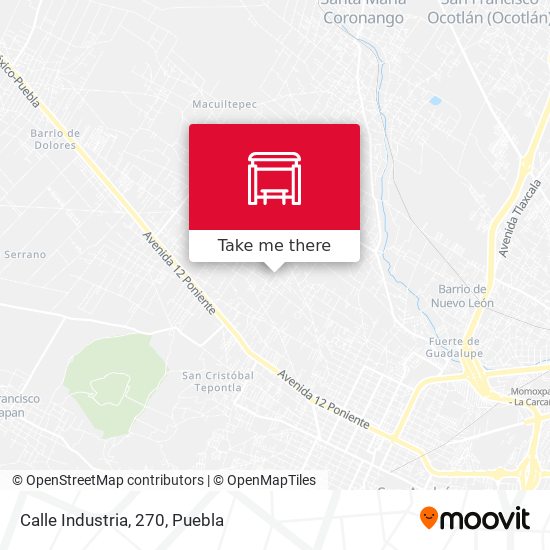 Mapa de Calle Industria, 270