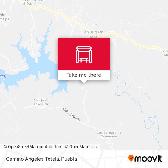 Mapa de Camino Angeles Tetela