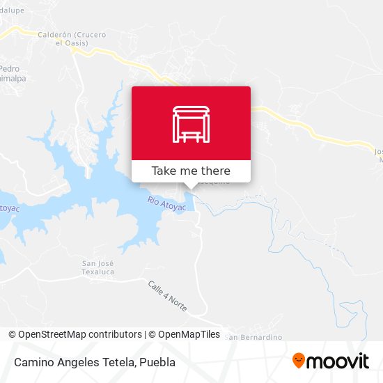 Mapa de Camino Angeles Tetela