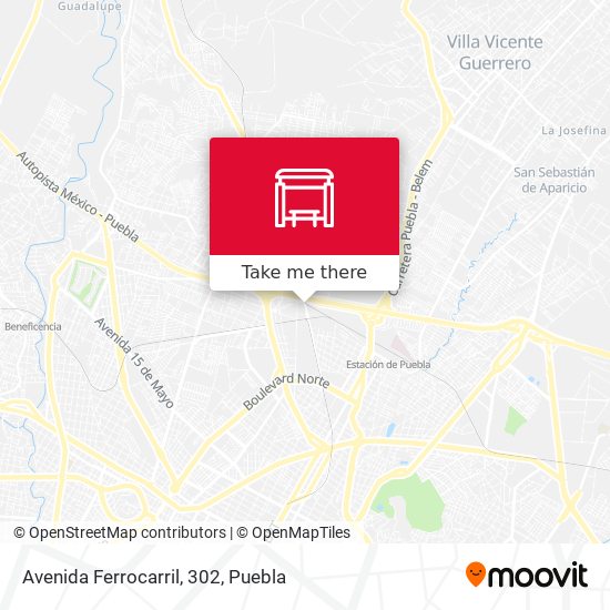 Mapa de Avenida Ferrocarril, 302
