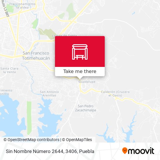 Sin Nombre Número 2644, 3406 map