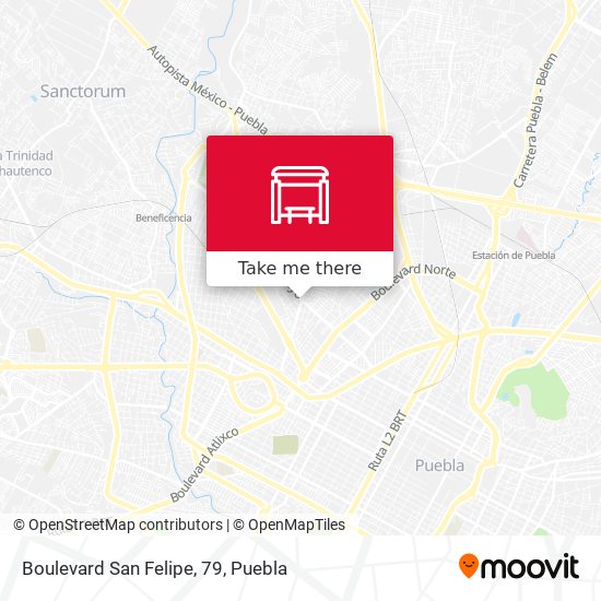 Boulevard San Felipe, 79 map
