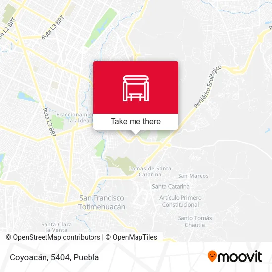 Coyoacán, 5404 map