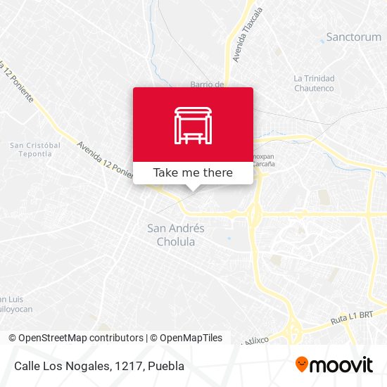 Calle Los Nogales, 1217 map