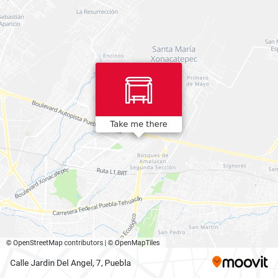 Mapa de Calle Jardin Del Angel, 7