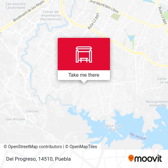 Del Progreso, 14510 map