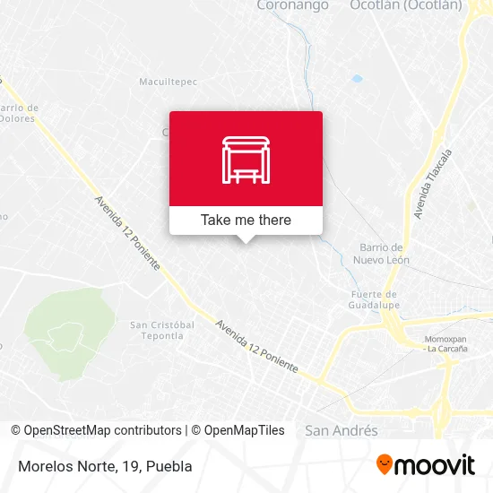 Morelos Norte, 19 map