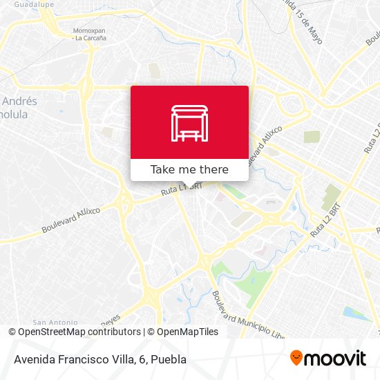 Avenida Francisco Villa, 6 map