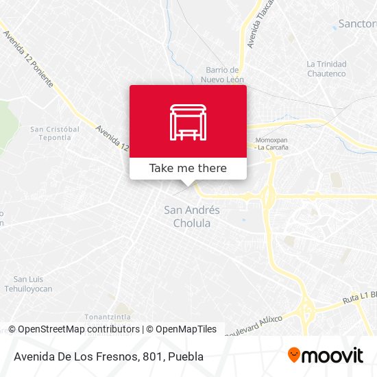 Avenida De Los Fresnos, 801 map