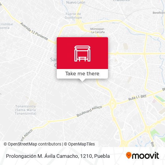 Prolongación M. Ávila Camacho, 1210 map