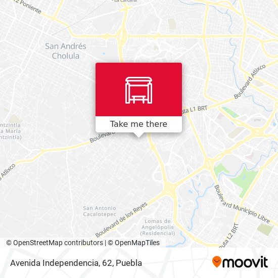 Avenida Independencia, 62 map
