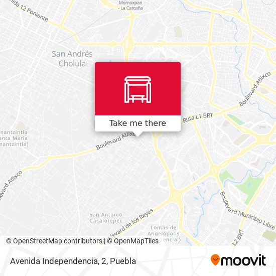 Avenida Independencia, 2 map