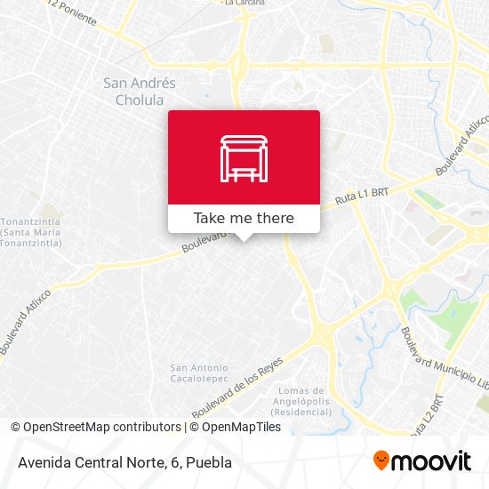 Avenida Central Norte, 6 map