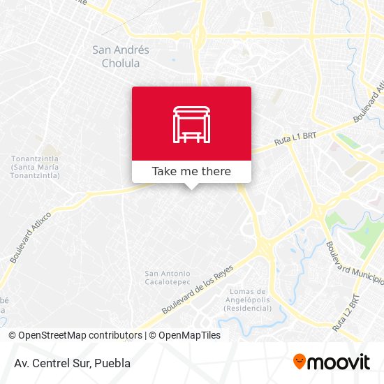 Mapa de Av. Centrel Sur