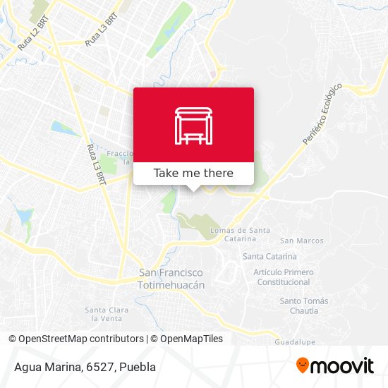 Mapa de Agua Marina, 6527