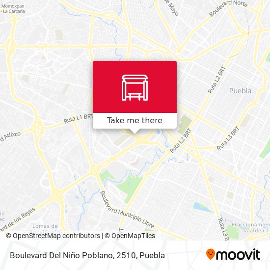 Boulevard Del Niño Poblano, 2510 map