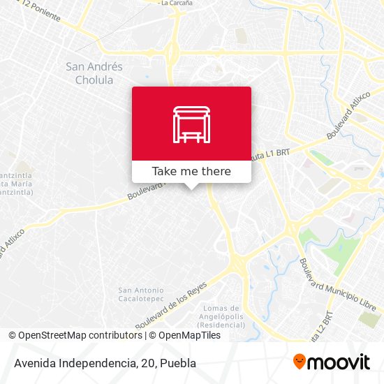 Avenida Independencia, 20 map
