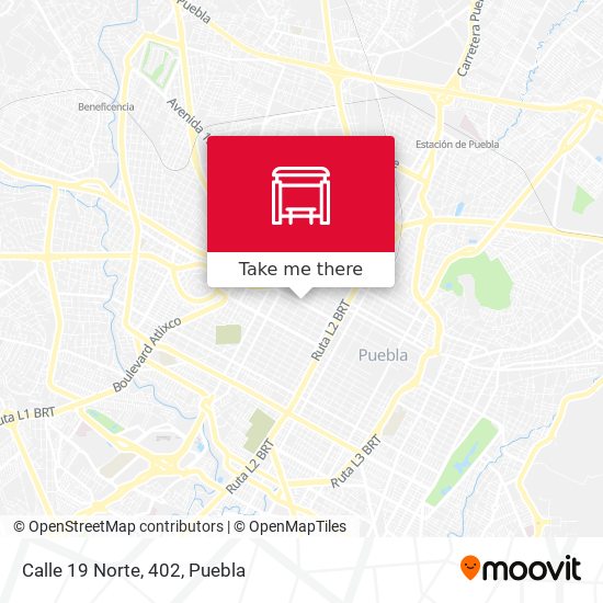 Calle 19 Norte, 402 map