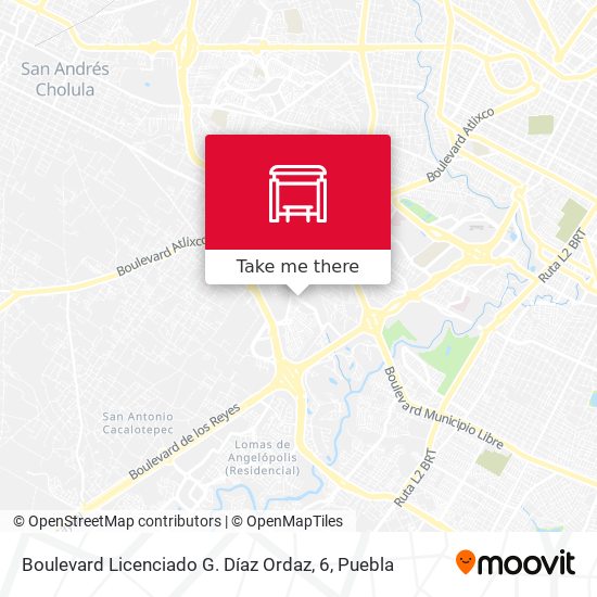 Mapa de Boulevard Licenciado G. Díaz Ordaz, 6