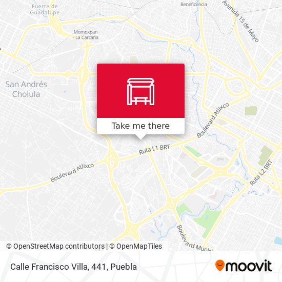 Mapa de Calle Francisco Villa, 441