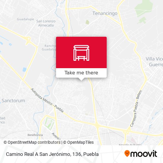 Camino Real A San Jerónimo, 136 map