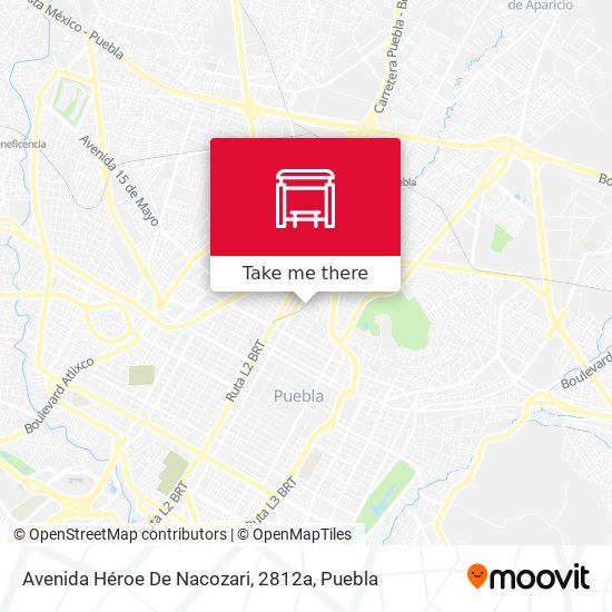 Avenida Héroe De Nacozari, 2812a map